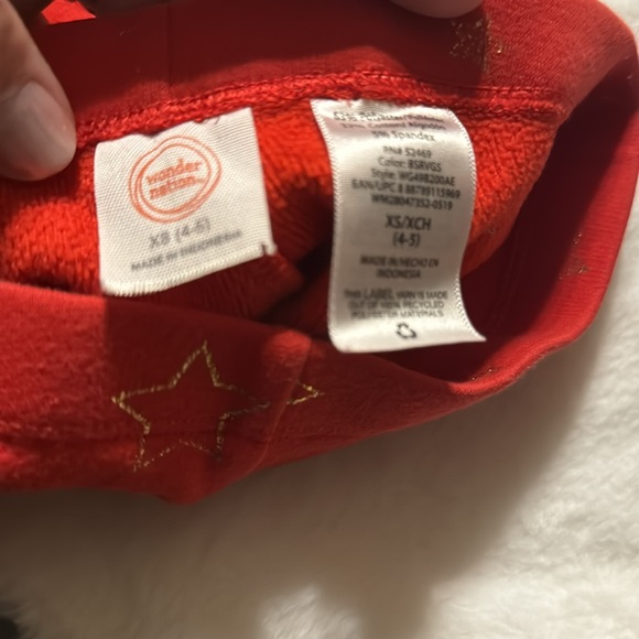 Wonder nation size XS 4-5, 6pairs black blue cream/ gold pink blue silver red - Picture 12 of 12